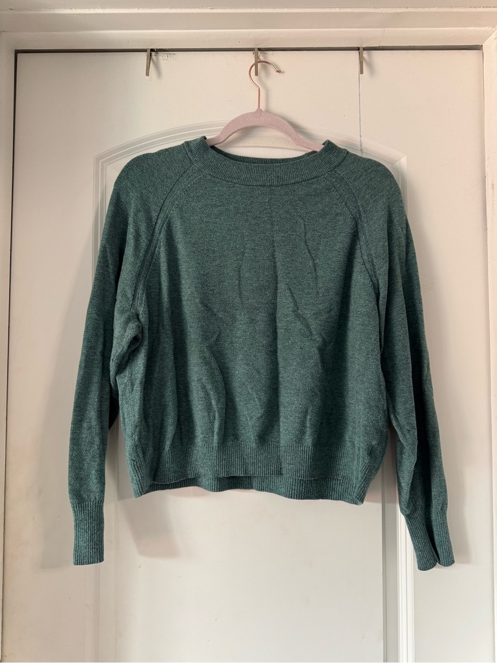 a new day Teal Crewneck Sweater